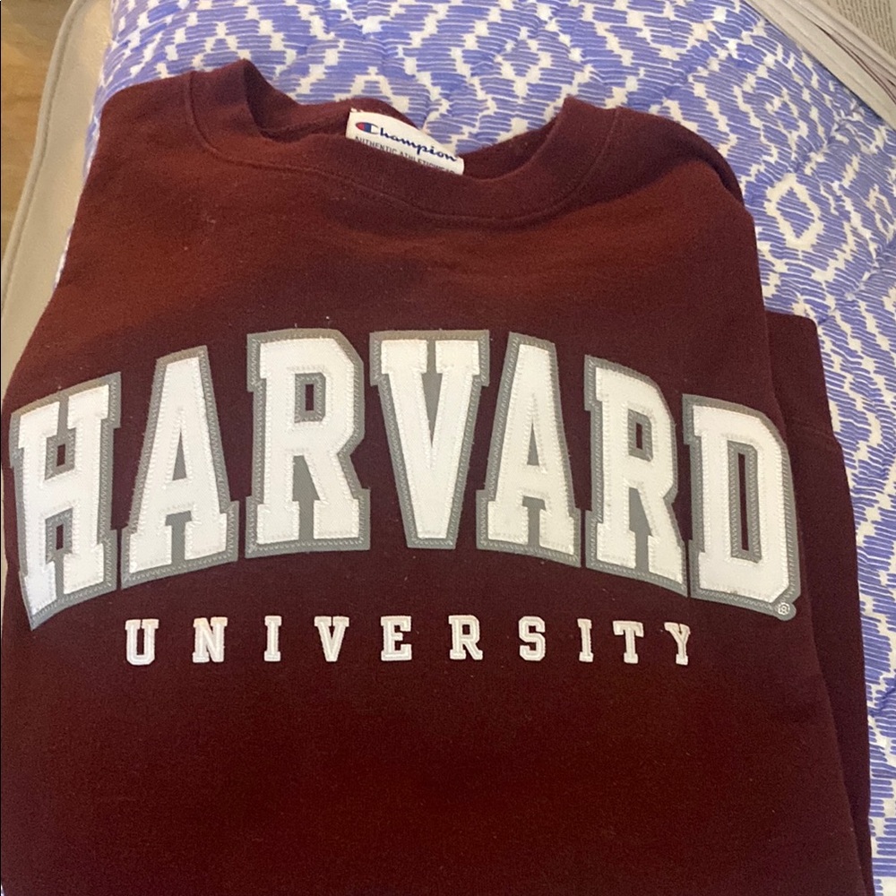 Champion Harvard University Maroon Sweatshirt